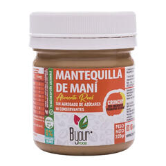 Mantequilla de Mani Crunchy x 220g - B Your Food
