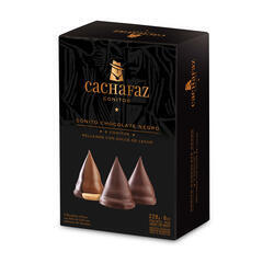 Promo Conito de Chocolate Negro Relleno de Dulce de Leche Pack Regalo x 38g (6u x caj) (vto 22/02) - Cachafaz