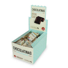 Chocolatinas Semiamargas x 5g (50u x caja) - Chocolate Colonial