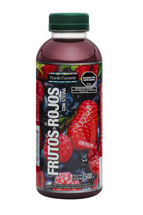 Jugo de Frutos Rojos con Stevia x 500l - Cuarto Creciente