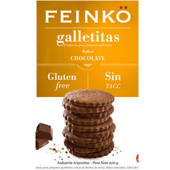 Premezcla Cookies de Chocolate sin Leche x 200g - Feinko