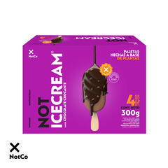 Not Ice Cream Paleta Chocolate con Mani 4u x 300g - NotCo