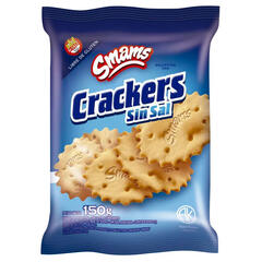 Crackers Sin Sal x 150g - Smams