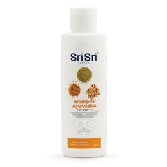 Shampoo Ayurvedico Proteico con Fenogreco, Garbanzos y Porotos Mung x 200ml - Sri Sri