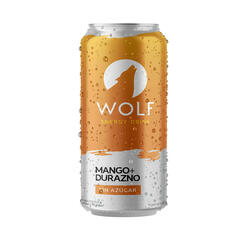 Bebida energizante de Mango & Durazno sin azucar x 473 - Wolf